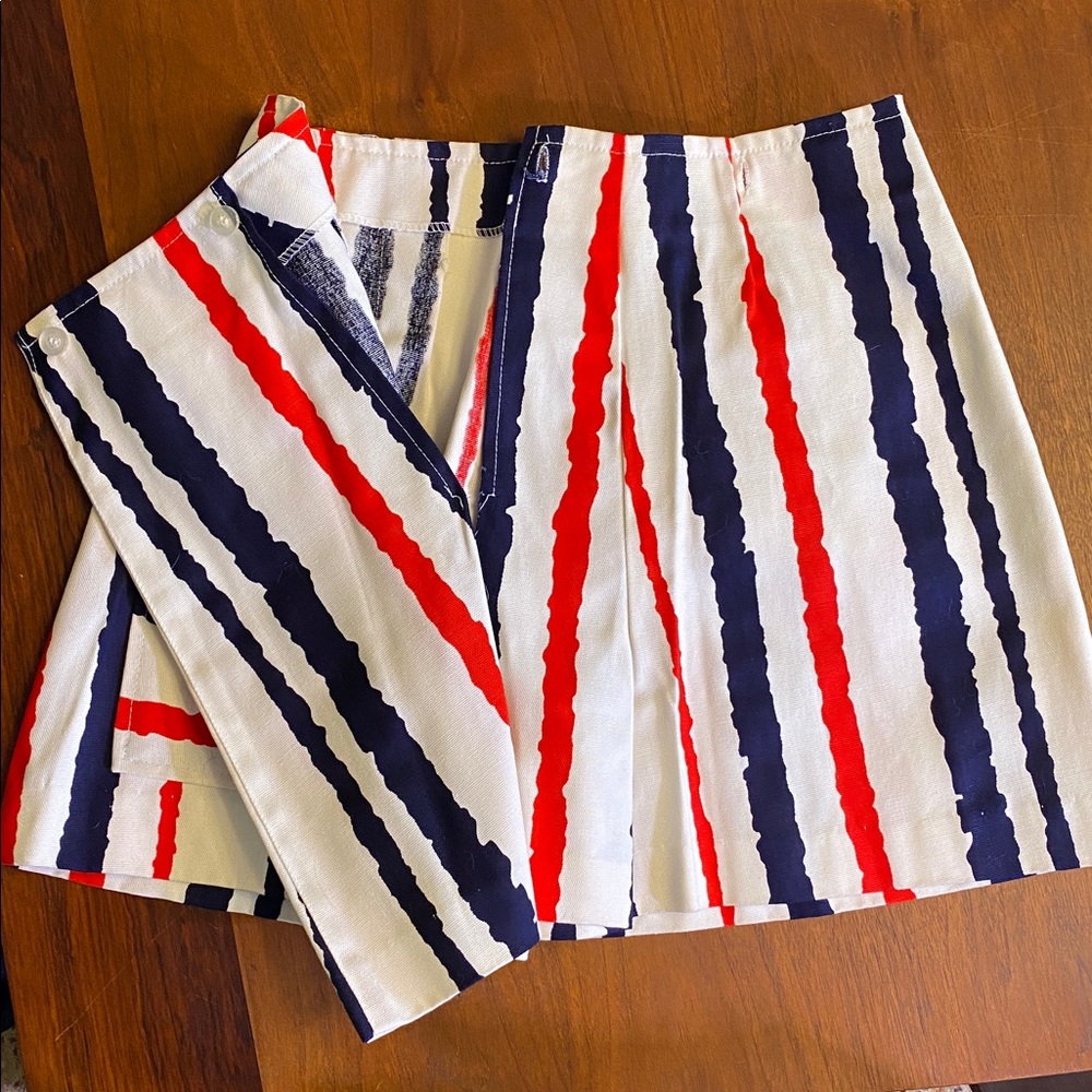 Vintage Skort red, white, & blue - Picture 5 of 5